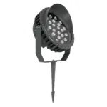 GLOBOSTAR® TREEVINA 999-0268 Φωτιστικό Σποτ με Αντιθαμβωτική Γρίλια για Φυτά - Δέντρα με Βάση Κήπου / Καρφωτό LED 24W 2040lm 10° DC 24V Αδιάβροχο IP65 Ultra Θερμό Λευκό 2200K Dimmable - Bridgelux SMD Chip - Γκρι Ανθρακί - Μ24.5 x Π14 x Υ27cm - 3 Χρόνια Εγγύηση