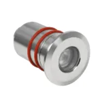 GLOBOSTAR® UNDERWATERDANI 999-0269 Υποβρύχιο Χωνευτό Σποτ για Σιντριβάνια/Πισίνες LED 1W 80lm 5° DC 24V Αδιάβροχο IP68 Μπλε Dimmable - Bridgelux SMD Chip - Ανοξείδωτο Ατσάλι SS304 - Μ3 x Π3 x Υ5cm / Q2cm - 3 Χρόνια Εγγύηση