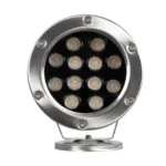 GLOBOSTAR® UNDERWATERJERRY 999-0271 Υποβρύχιο Επιφανειακό Σποτ για Σιντριβάνια/Πισίνες LED 12W 1080lm 30° DC 24V Αδιάβροχο IP68 Θερμό Λευκό 2700K Dimmable - Bridgelux SMD Chip - Ανοξείδωτο Ατσάλι 304 - Μ14.5 x Π9.5 x Υ17cm - 3 Χρόνια Εγγύηση - Image 2