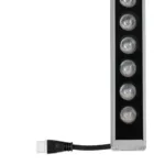 GLOBOSTAR® WASHERPANDA 999-0272 Μπάρα Φωτισμού Wall Washer LED 36W 3960lm 15° DC 24V Αδιάβροχο IP67 Θερμό Λευκό 2700K Dimmable - Bridgelux SMD Chip - Γκρι Ανθρακί - Μ100 x Π4 x Υ3cm - 3 Χρόνια Εγγύηση - Image 3