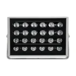 GLOBOSTAR® FLOODKENA 999-0274 Προβολέας Σποτ Wall Washer LED 40W 3400lm 120° AC 220-240V Αδιάβροχο IP67 Πολύχρωμο RGBW - Bridgelux SMD Chip - Γκρι Ανθρακί - Μ24.5 x Π6 x Υ16.3cm - 3 Χρόνια Εγγύηση