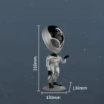 GLOBOSTAR® GALAXY GLB-106-0021 Επιτραπέζιο Φωτιστικό Πορτατίφ Προτζέκτορας Starry Sky με RF Ασύρματο Χειριστήριο LED 6W 360lm 180° AC 220-240V IP20 Πολύχρωμο RGB Dimmable - Sanan SMD Chip - Μαύρο - Μ13 x Π13 x Υ31cm - 2 Χρόνια Εγγύηση