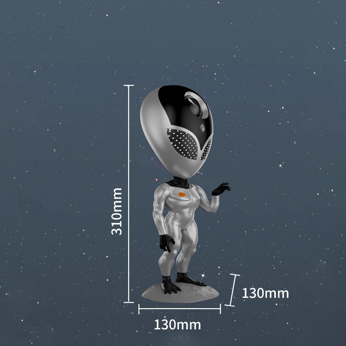 GLOBOSTAR® GALAXY GLB-106-0021 Επιτραπέζιο Φωτιστικό Πορτατίφ Προτζέκτορας Starry Sky με RF Ασύρματο Χειριστήριο LED 6W 360lm 180° AC 220-240V IP20 Πολύχρωμο RGB Dimmable - Sanan SMD Chip - Μαύρο - Μ13 x Π13 x Υ31cm - 2 Χρόνια Εγγύηση