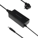 GLOBOSTAR® VOLTIX GLB-107-0007 Τροφοδοτικό/Μετασχηματιστής Class II SELV 60W 2.5A AC 220-240V σε DC 24V IP20 - Μαύρο Ματ - Μ11.5 x Π5 x Υ3.2cm - 3 Χρόνια Εγγύηση