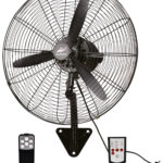 ΑΝΕΜΙΣΤΗΡΑΣ ΕΠΙΤΟΙΧΟΣ ΜΑΥΡΟΣ ΜΕ CONTROL 95W Φ55cm ΜΕ ΤΗΛ/ΡΙΟ - 18-25