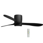 ΑΝΕΜΙΣΤΗΡΑΣ ΟΡΟΦΗΣ ΜΕΤΑΤΡΕΨΙΜΟΣ Φ1.34m DC40W ABS ΜΑΥΡΟ - 18-4411