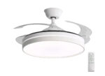 ΑΝΕΜΙΣΤΗΡΑΣ ΟΡΟΦΗΣ Φ106cm DC32W LED 36W CCT PC ΜΕ ΤΗΛ/ΡΙΟ ΑΣΠΡΟΣ - 18-570