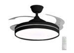 ΑΝΕΜΙΣΤΗΡΑΣ ΟΡΟΦΗΣ Φ106cm DC32W LED 36W CCT PC ΜΕ ΤΗΛ/ΡΙΟ ΜΑΥΡΟΣ - 18-571