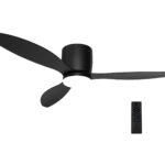 ΑΝΕΜΙΣΤΗΡΑΣ ΟΡΟΦΗΣ Φ1,32m DC30W LED 22W+ΤΗΛΕΧΕΙΡΙΣΤΗΡΙΟ ΜΑΥΡΟΣ - 18-491