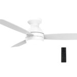 ΑΝΕΜΙΣΤΗΡΑΣ ΟΡΟΦΗΣ Φ1,066m DC25W LED 22W MDF ΜΕ ΤΗΛΕΧ/ΡΙΟ ΑΣΠΡΟΣ - 18-500