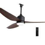 ΑΝΕΜΙΣΤ.ΟΡΟΦ.IP44 Φ1,32m DC30W LED22W+ΤΗΛ/ΡΙΟ ΜΑΥΡΟΣ ΠΤΕΡ.ΚΑΡΥΔΙΑ - 18-535
