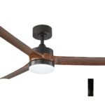 ΑΝΕΜΙΣΤΗΡΑΣ ΟΡΟΦΗΣ Φ1.32m DC35W LED 22W ΜΑΥΡΟΣ ABS ΠΤΕΡ.ΚΑΡΥΔΙΑ - 18-417