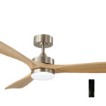 ΑΝΕΜΙΣΤΗΡΑΣ ΟΡΟΦΗΣ Φ1.32m DC35W LED 22W ΣΑΤΙΝΕ ΠΤΕΡ.ΜΑΣΙΦ ΔΡΥΣ - 18-464